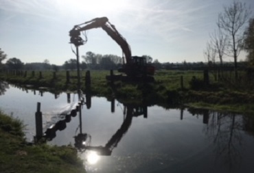 Plaatsing oliekeerscherm