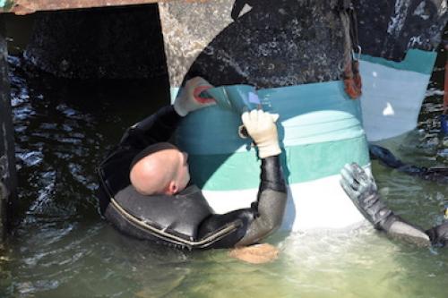 Onder water coaten met STOPAQ