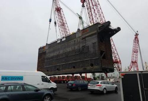 Renovation Vandamme lock Zeebruges